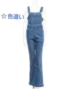 美品 タグ付き【アラマンダ】タイトデニム サロペット インディゴのサムネイル