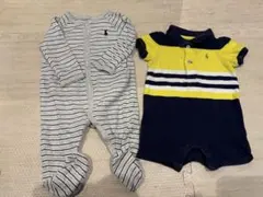 ラルフローレン ロンパース　長袖半袖　70cm