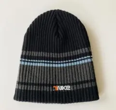 '90s NIKE ラバーロゴ knit cap 希少カラー