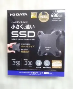 I・O　DATA　外付けSSD　SSPH-UT480K　480GBのサムネイル