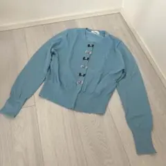 リトゥム組曲カーディガン　ブルー