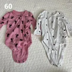 babyGAP Disney ミニー ボディスーツ 2枚セット 3-6m