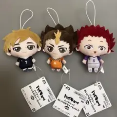 ハイキュー!! ぬいぐるみちゃーむvol.3 3個セット　タグ付き