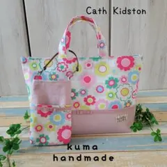 サービス価格★Cath Kidston★トートバック&携帯ポーチピンク