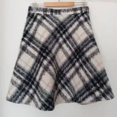 Apuweiser-riche チェック柄フレアスカート サイズ2