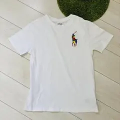 美品 ポロ ラルフローレン ビックポロ 刺繍 M 150cm Tシャツ