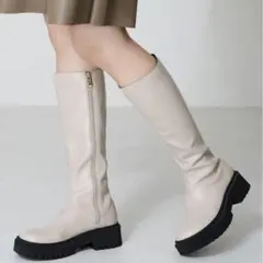 オリエンタルトラフィック　 厚底ストレッチロングブーツ 1度のみ外履き