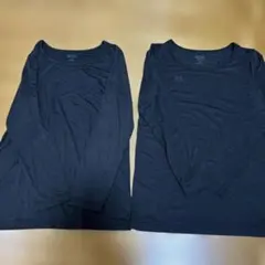 HEATTECH 長袖アンダーシャツ 140サイズ ブラック 2枚セット