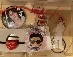 treasureハルト6点セット　缶バッジ、ヘアゴム、アクスタ、カプセルトイなど