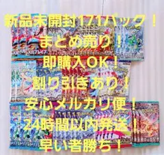 新品未開封パック 12種 合計171パック まとめ売り ポケモンカード