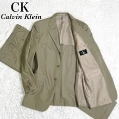 Calvin Klein メンズ スーツ セットアップ M相当 カーキ オリーブ