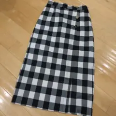 テチチ　Techichi　ブロックチェック　タイトスカート　Sサイズ