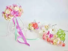 オーダーブーケ　プリザーブドフラワー　ウェディング　結婚式
