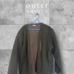 ボアフリースジャケット オリーブグリーン