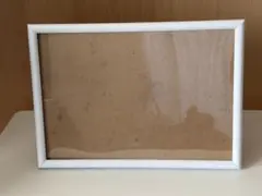 ホワイト A4サイズ ポスターフレーム スタンド付き