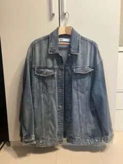 ZARA ライトブルーデニムジャケット L