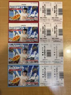 ナガシマスパーランド ジャンボ海水プールのりもの券 ワイドクーポン 3