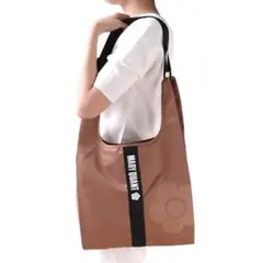 MARY QUANT マリークヮント新品ベージュ 3WAYエコバッグ ケース付き