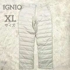 IGNIO 中綿ゴルフパンツ ホワイト XL