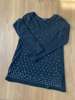 one way ニット　スパンコール　セーター　ワンピース　S