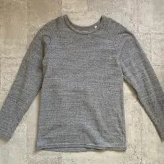 美品 ハリウッドランチマーケット ストレッチフライスTシャツ 長袖 ロゴ 3