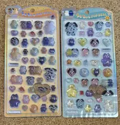 正規品　mojojojo　２種類セット　うるちゅるポップシール　モジョジョジョ