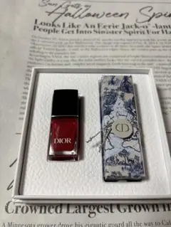 ディオール　バースデーギフト　リップ　ネイル　ノベルティ