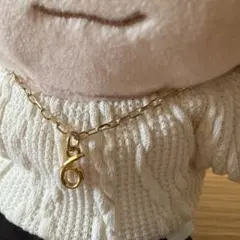 ぬい用 ゴールドネックレス 6チャーム