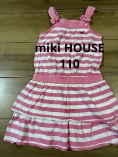 miki HOUSE ノースリーブワンピース 110
