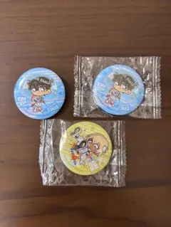 名探偵コナン KURA SUSHI 缶バッジ 3個セット