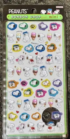 n*t様 PEANUTS☆スヌーピー☆ボンボンドロップミニ☆シール☆ SNOOP