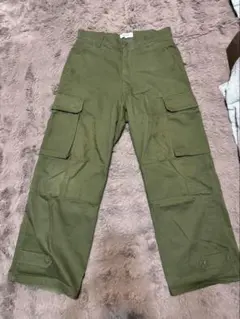 カーゴパンツ オリーブグリーン 4ポケット