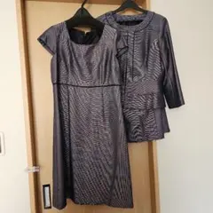 ダークグレー セレモニースーツ 3点セット