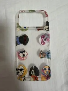 犬イラスト透明iPhoneケース