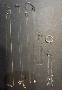 アクセサリー　まとめ売り　7点セット　ネックレス　指輪