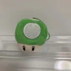 スーパーマリオ　1UPきのこ　ぬいぐるみ　ボールチェーン