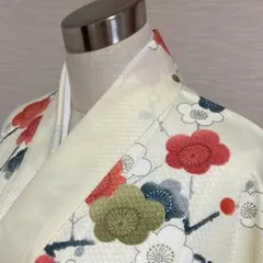 KA1999 洗える着物 小紋 身丈155cm ポリエステル 化繊