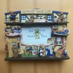 テディベア フォトフレーム COUNTRY DAILY LIFE