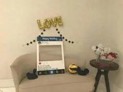 結婚式ウェルカムボード インスタフレーム フォトブース SNSパネル