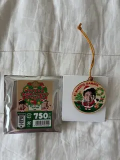 鎌田真選手 21 クリスマス木製オーナメントキーホルダー