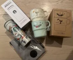 ★スタバ★ ステンレスボトル虎355ml マグカップ　サコッシュセット福袋