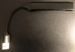 USB 3.0 薄型　ハブ 3ポート ブラック