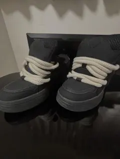 ZARA ブラック スニーカー ロープシューレース