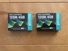 maxell 120M/4GB データカートリッジ 2個セットのサムネイル