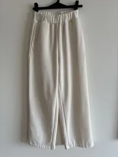 SHEIN イージーパンツ　ホワイト XS