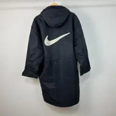 S*☆様 ナイキ ベンチコート ロングコート スウッシュ 黒 XLサイズ メンズ
