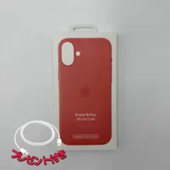 新品-純正互換品-iPhone16plus シリコンケース タンジェリン