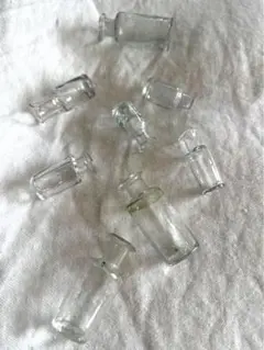 アンティークガラス瓶 小瓶8個セット