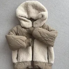 ZARA KIDS フード付き中綿コート 120センチ