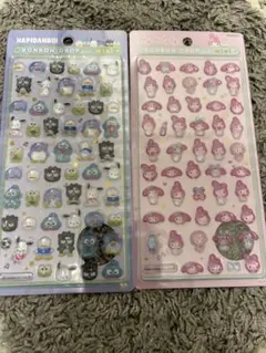 ボンボンドロップシールミニ サンリオ【はぴだんぶい・マイメロ】